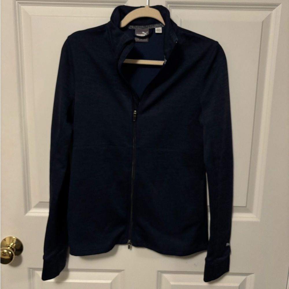 Puma Women's Navy Jacket dry cell